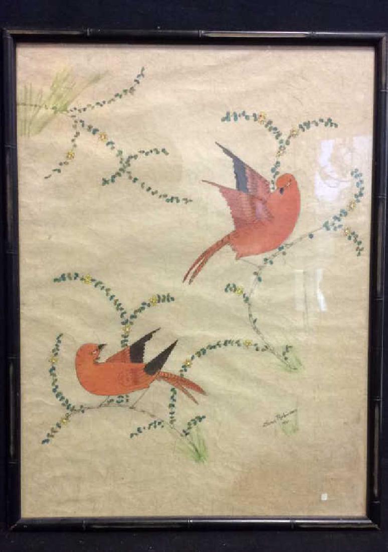 Artwork Two Birds on Branches (1 of 8)