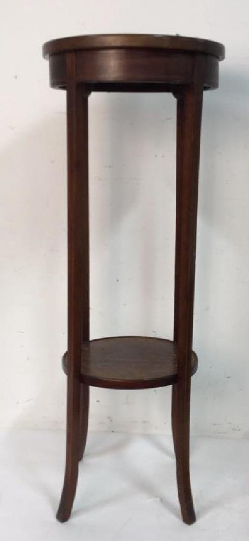 Vintage Mahogany Pedestal Stand (1 of 6)