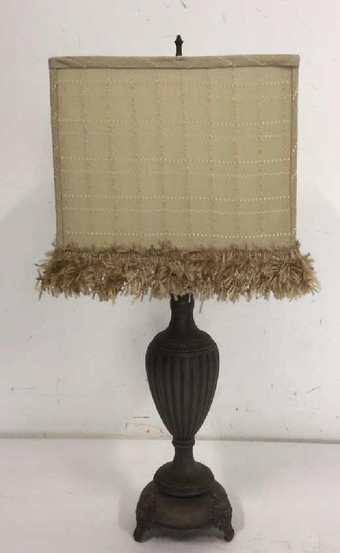 Decorative Metal Table Lamp With Shade (1 of 10)