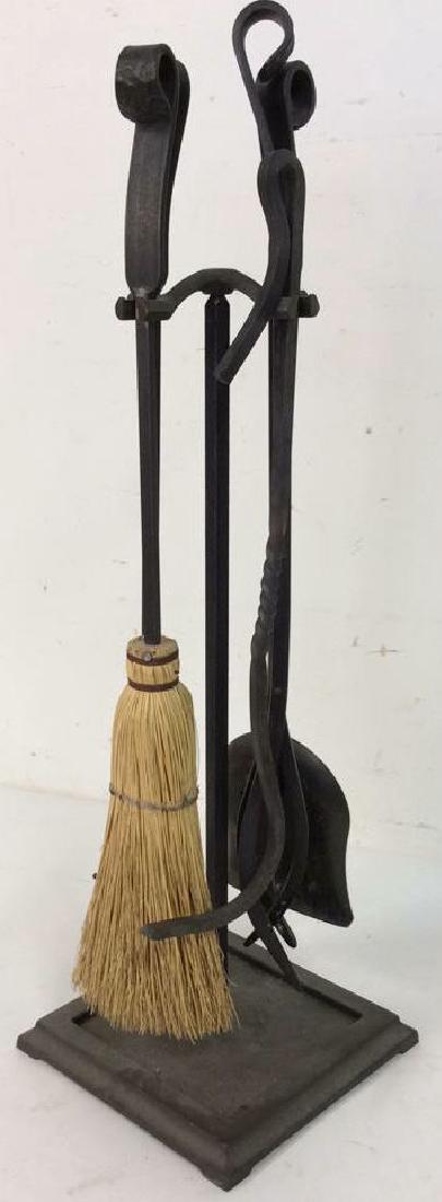 Lot 6 Wrought Iron Fireplace Tools Accessories (1 of 9)