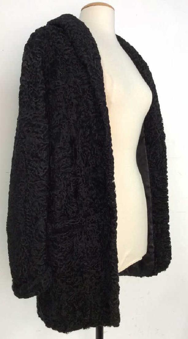 ETHEL H Black Persian Lambswool Jacket (1 of 8)