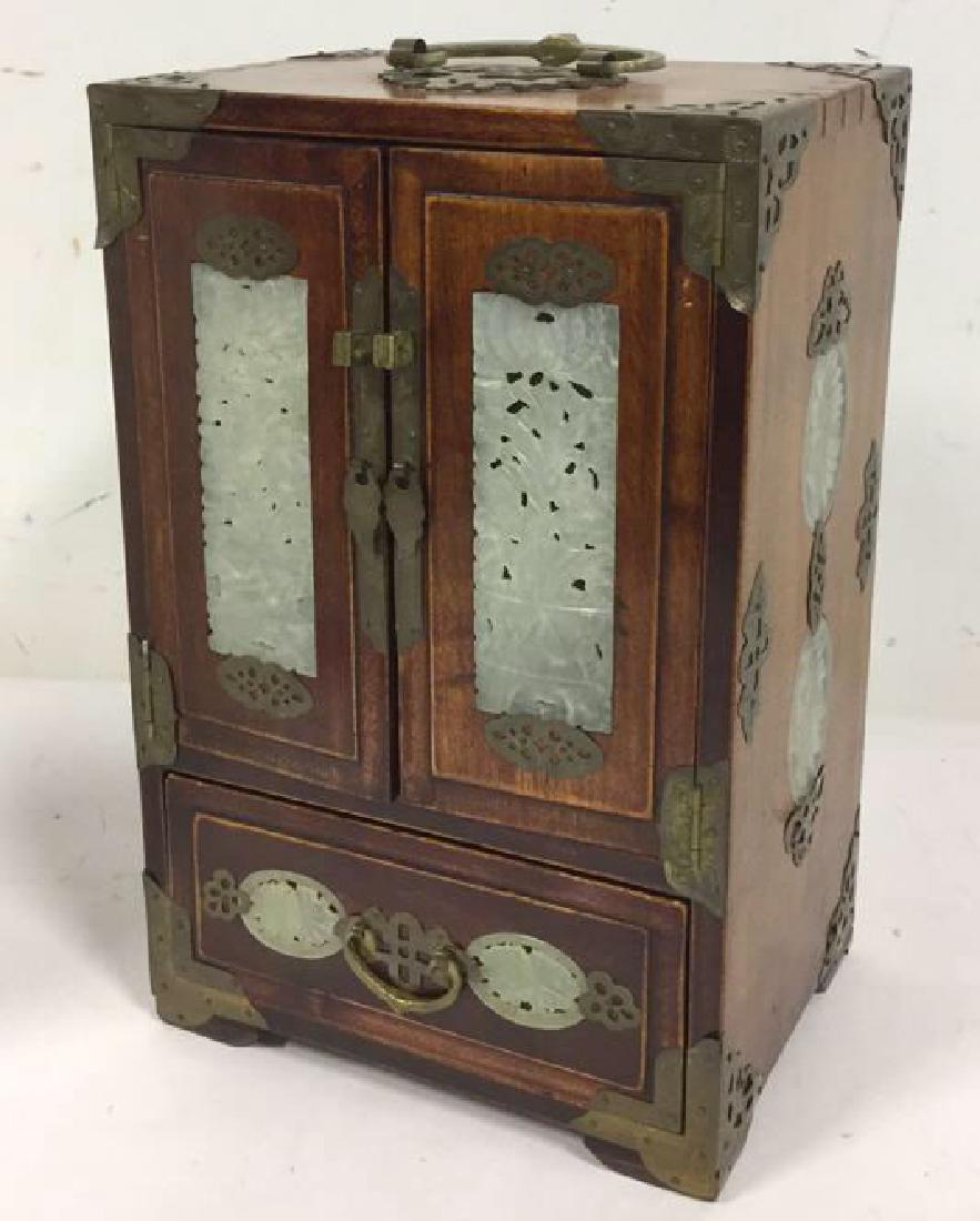 Oriental Asian Ornate Multi Tiered Jewelry Box (1 of 11)