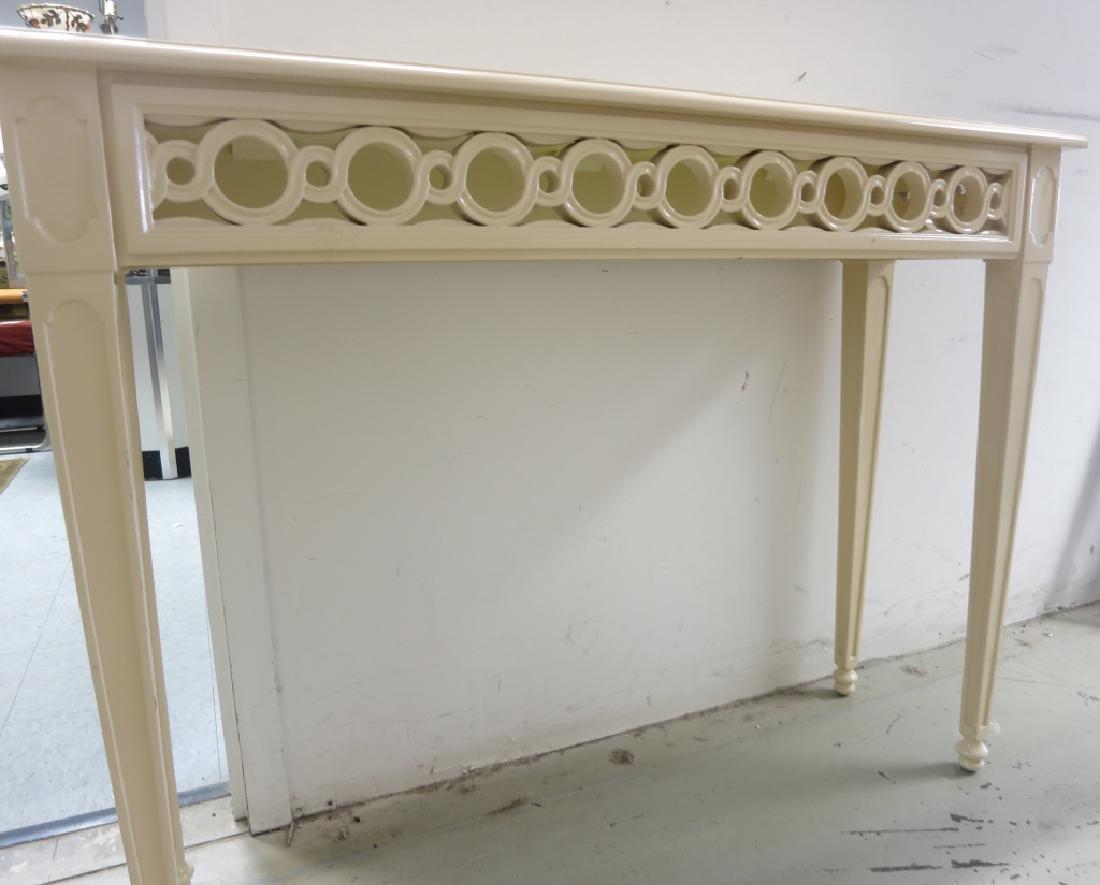 Designer Console table Lacquered Light wood (1 of 9)