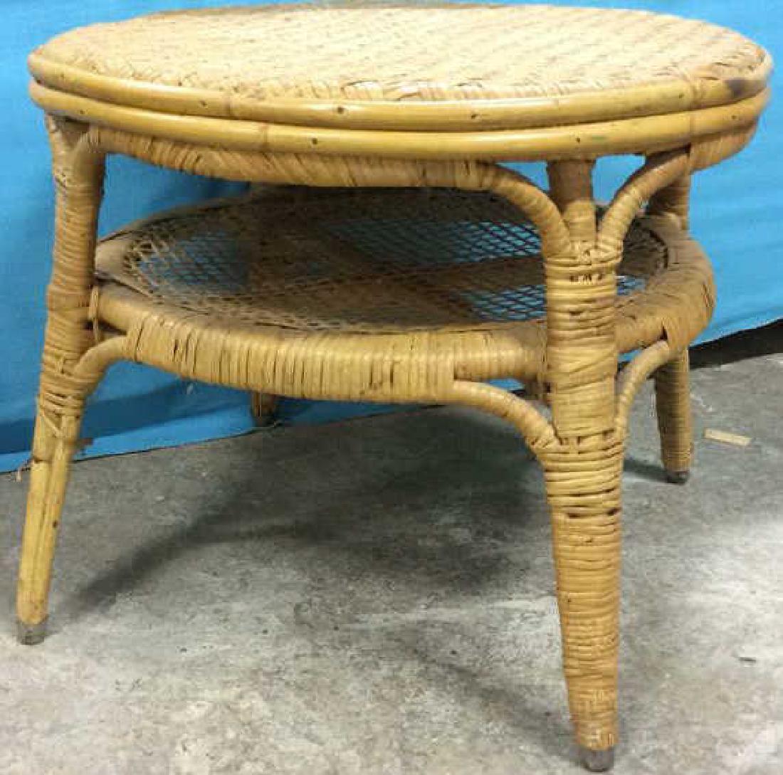 Bamboo Circular Low Table (1 of 7)