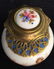 Antique Painted Porcelain Ormolu Perfume Bottle - 3