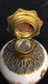 Antique Painted Porcelain Ormolu Perfume Bottle - 4