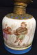 Antique Painted Porcelain Ormolu Perfume Bottle - 9