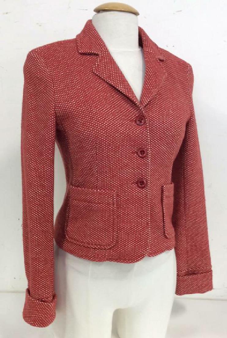 STRENESSE BLUE Wool Red Toned Knit Jacket (1 of 10)