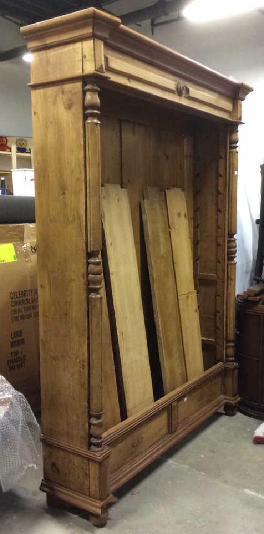 Antique Pine Book Case Display Shelf (1 of 10)