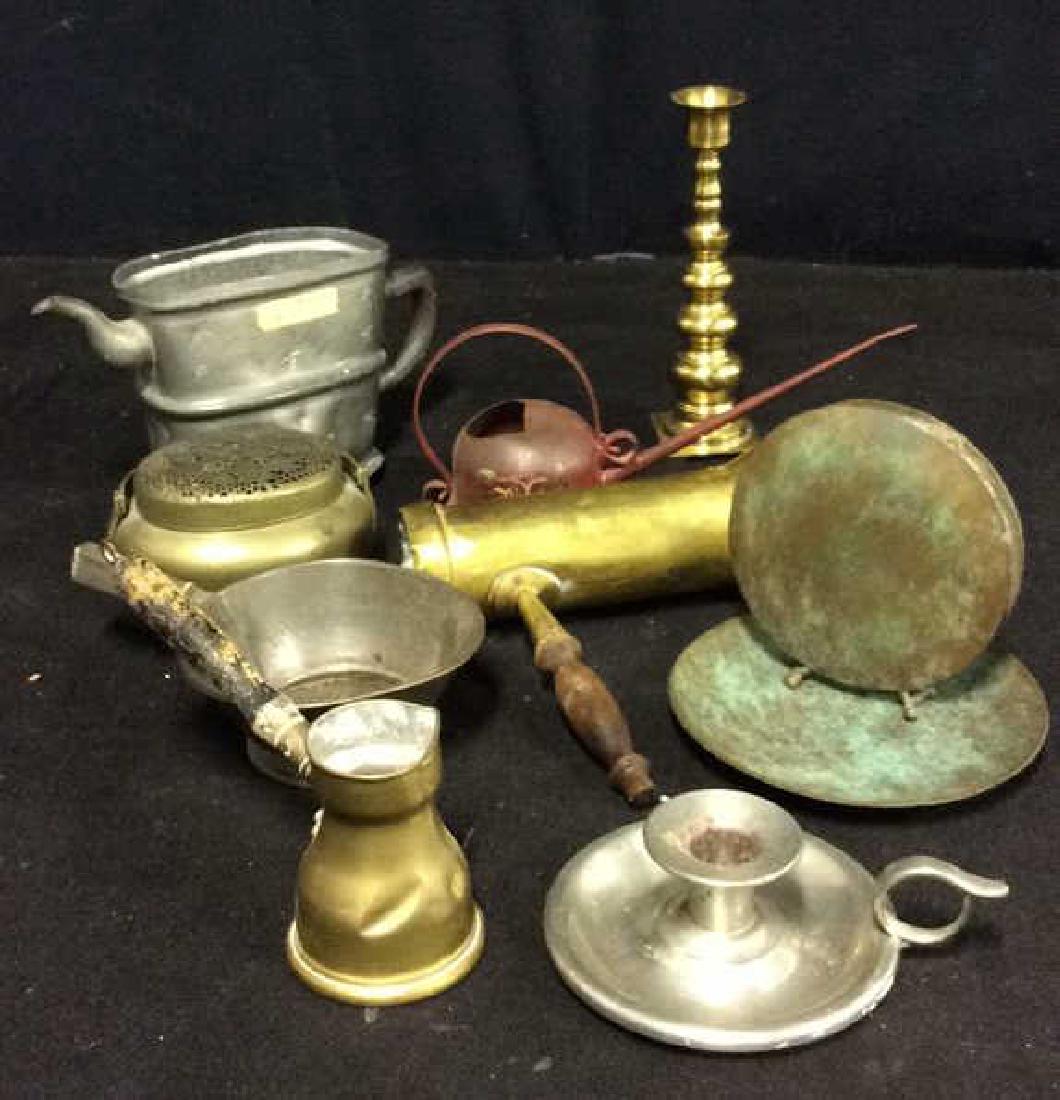 Lot 9 Group Lot of Vintage Metal Pieces (1 of 10)