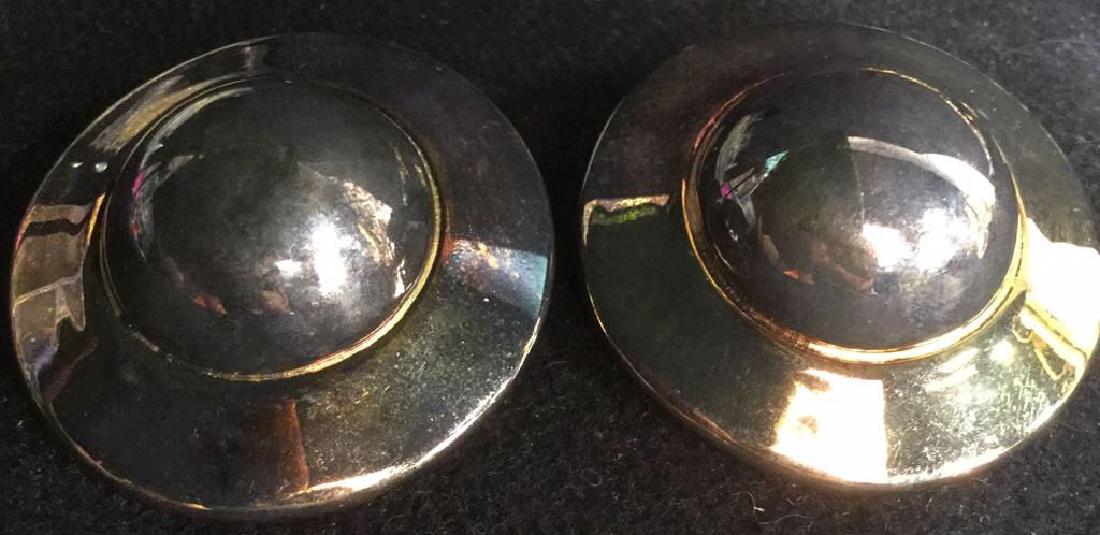 Pair Sterling Signed Estate Jewelry Earrings (1 of 5)