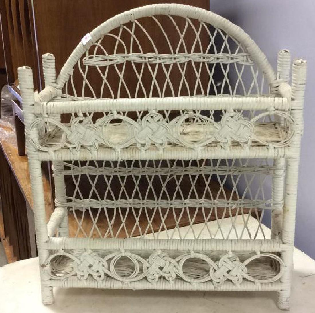 Vintage Wicker Hanging Shelf (1 of 5)