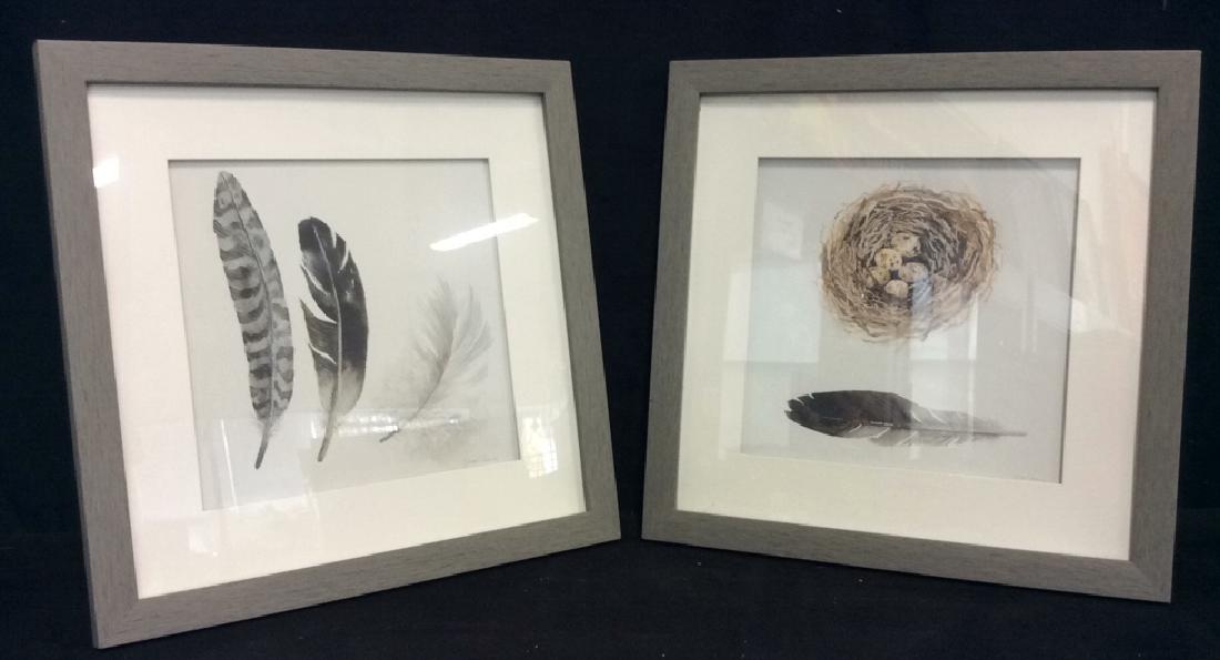 Set 2 Jurgen Gottschlag Framed Feather Print (1 of 10)