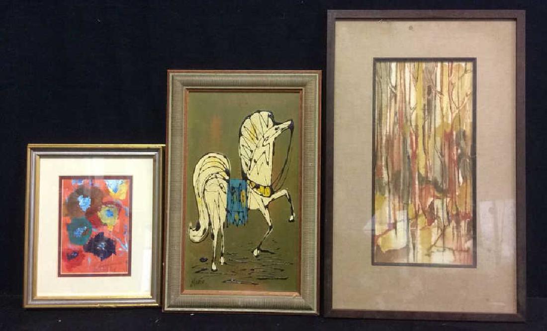 Lot 3 Assorted Signed Framed Artwork (1 of 14)