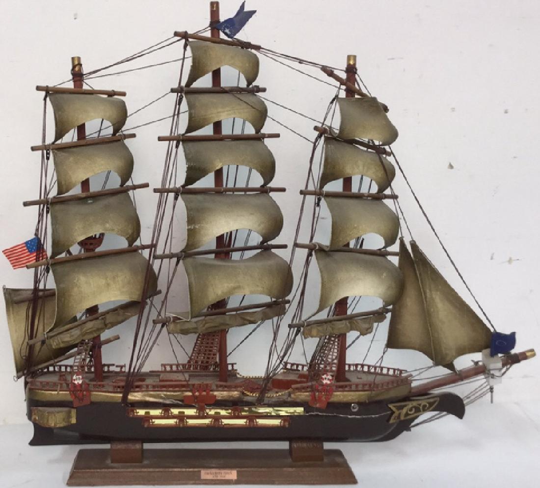 Vintage USS Constitution 1814 Ship Model (1 of 9)