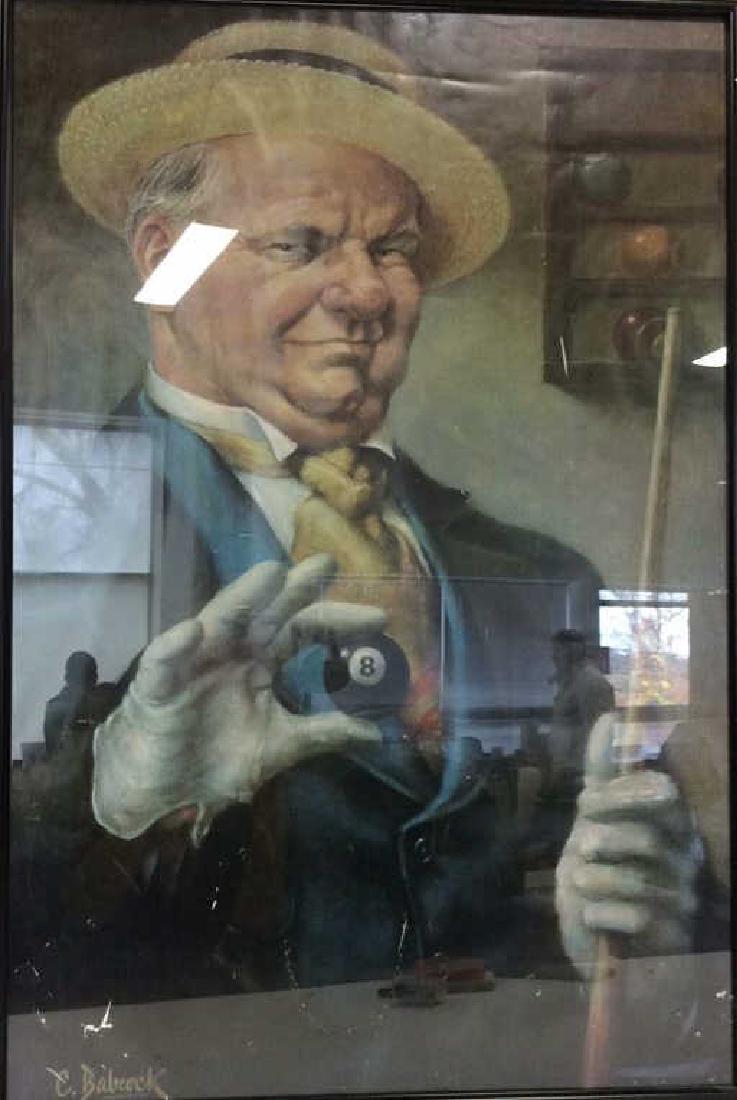 Poster Print C. Babcock Portrait of W.C. Fields (1 of 8)