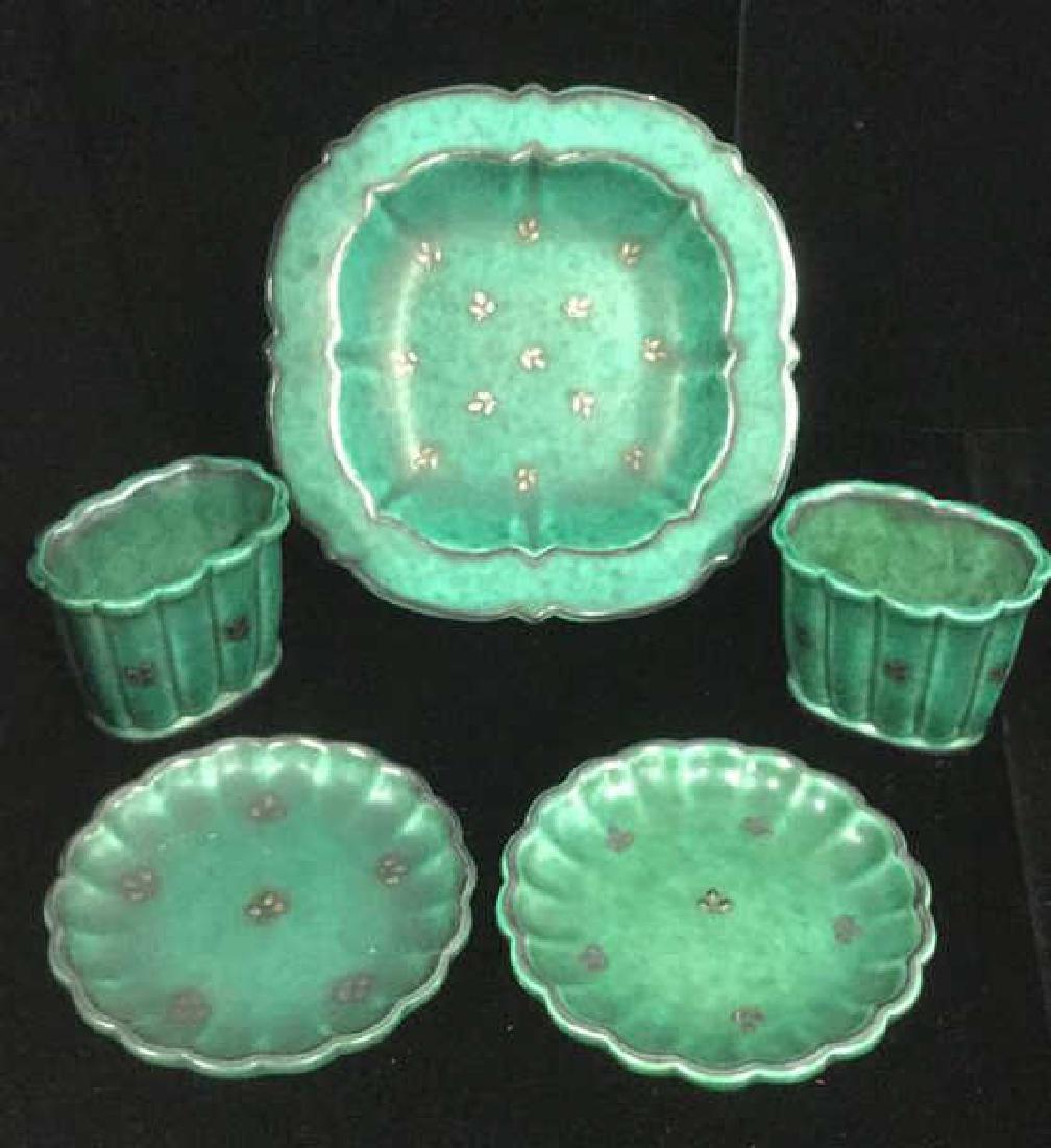 Lot 5 Mid Century Swedish Gustavsburg Ceramics (1 of 9)