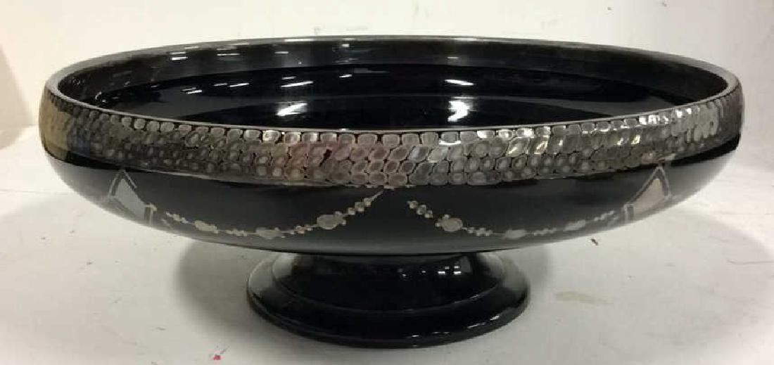 Black and Silver Toned Metal Decorative Bowl (1 of 8)