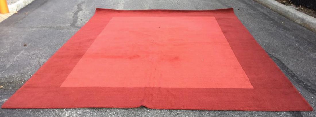 POTTERY BARN Henley A Cranberry Wool Rug (1 of 11)
