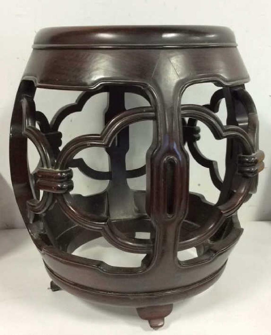 Vintage Chinese Wooden Stool (1 of 9)