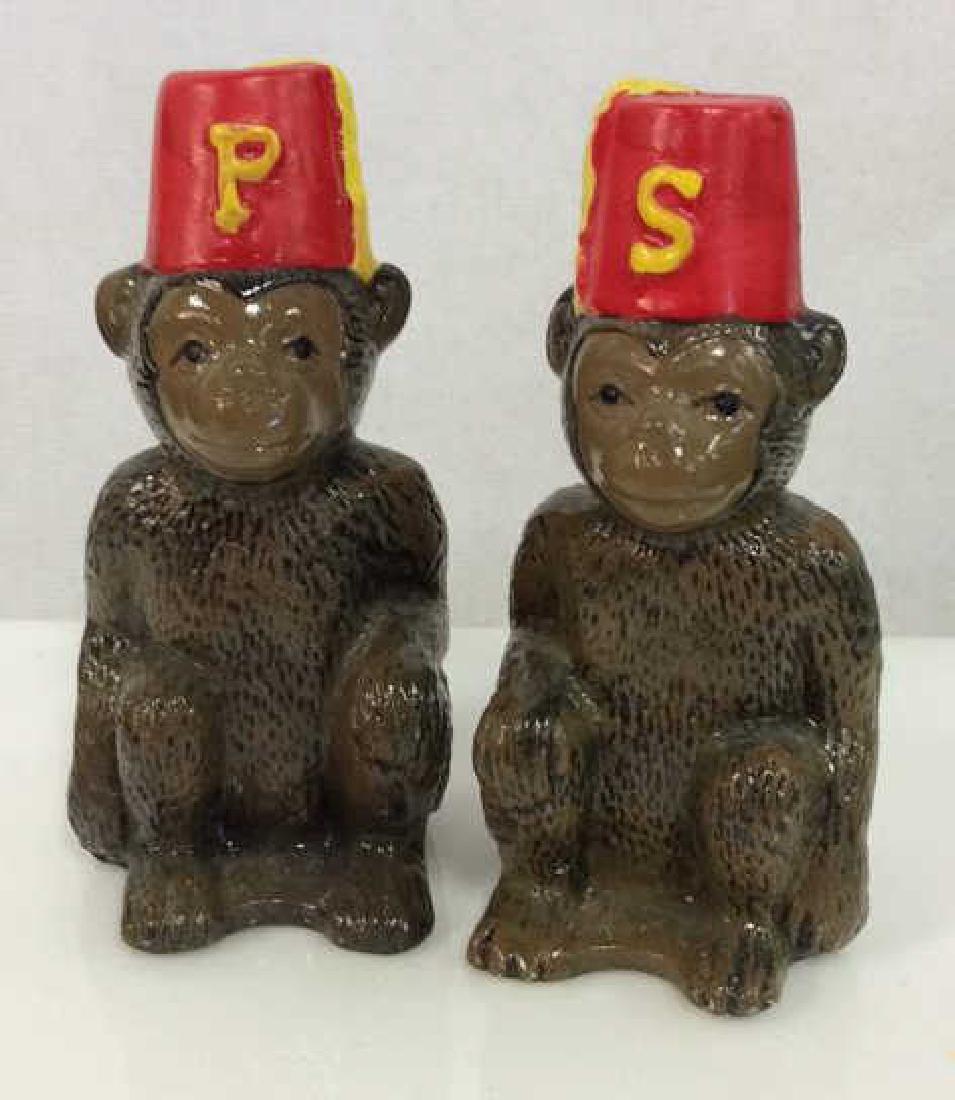 Accoutrements Porc Monkey Salt Pepper Shakers