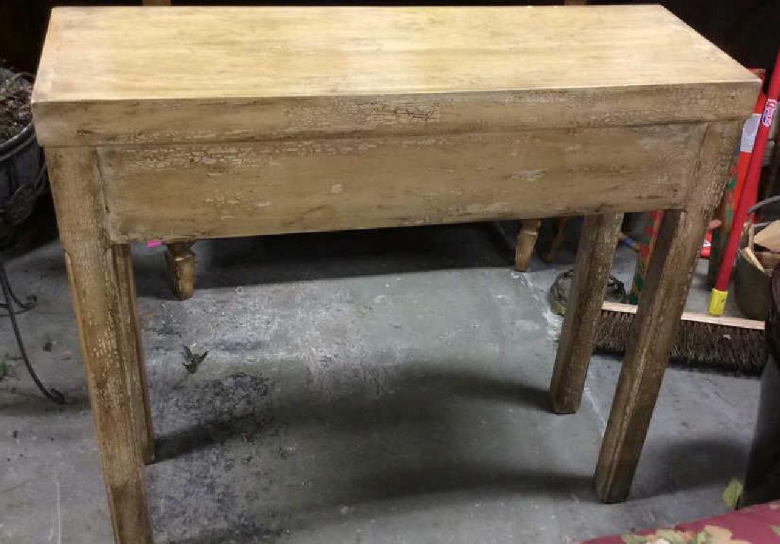 Light Wooden Console Table W Side Drawer (1 of 8)