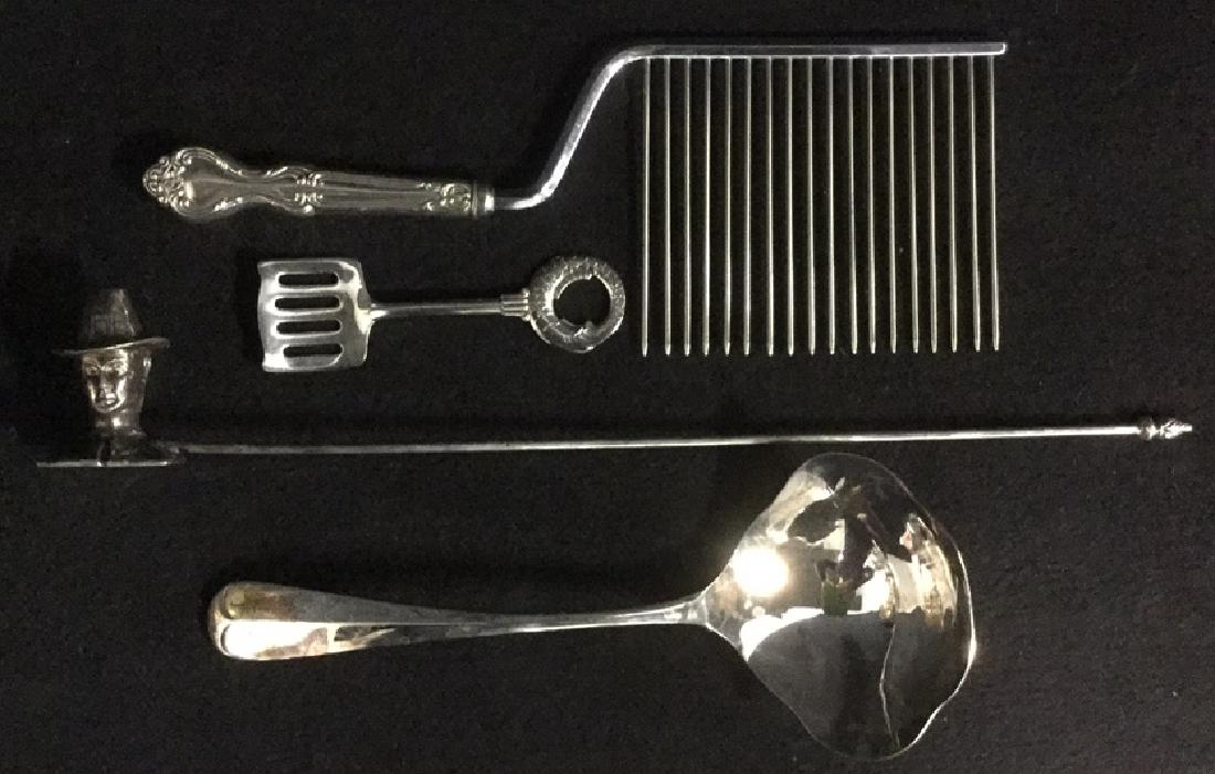 Lot 4 Mixed Sterling And Silver Plate Utensils (1 of 10)