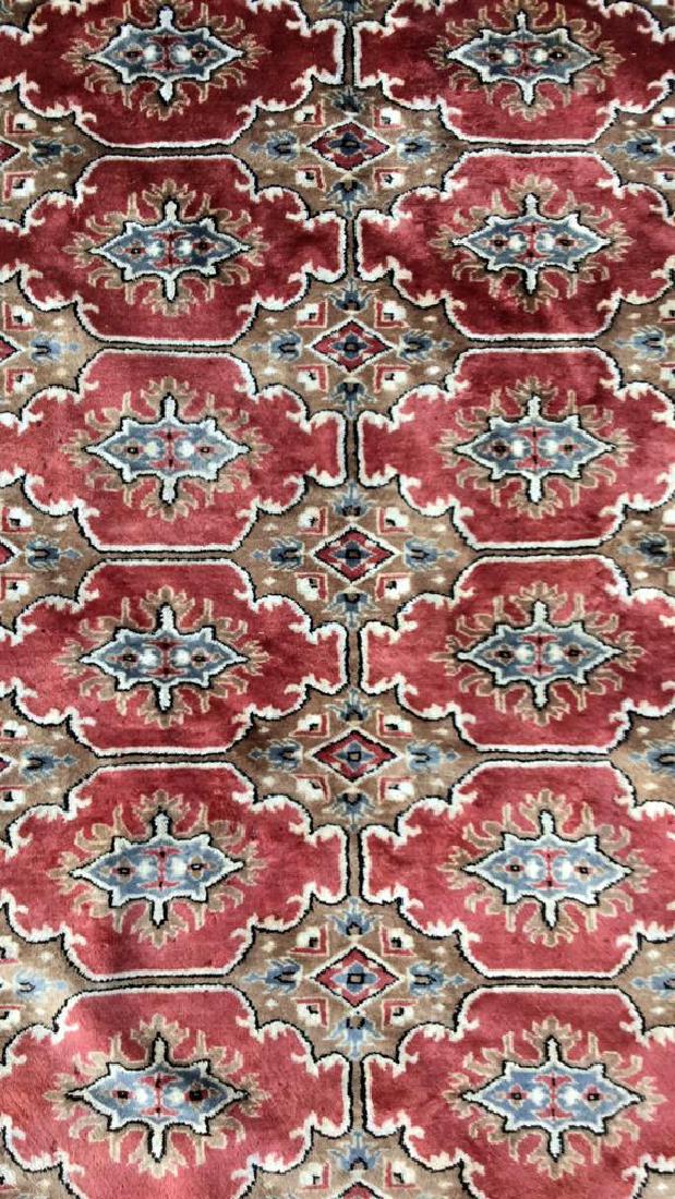 BOKHARA Cranberry Toned Handmade Wool Rug (1 of 10)