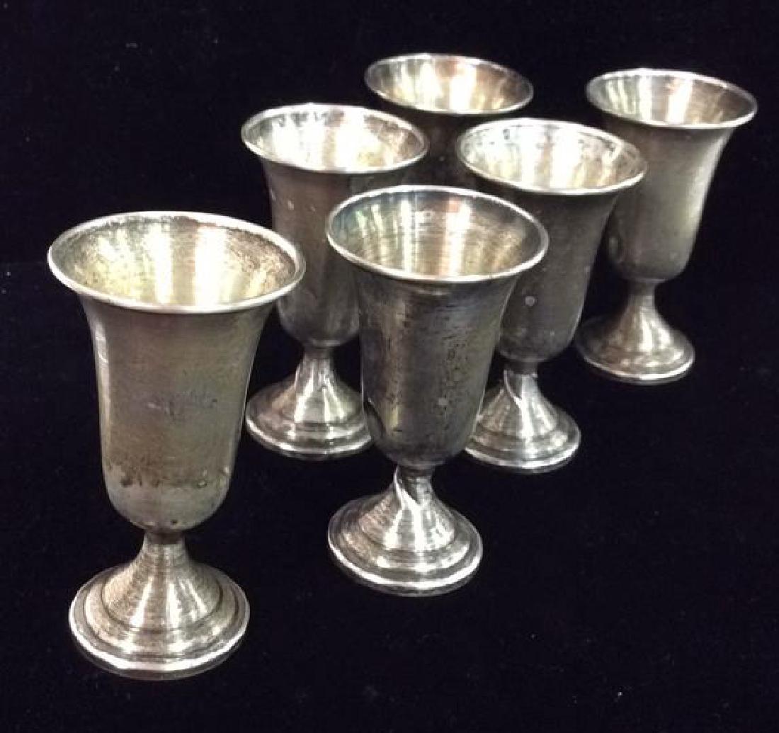 Lot 6 Sterling Silver Drinking Cups (1 of 8)