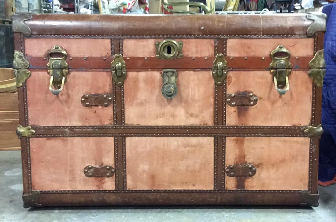 L. Goldsmith & Son Antique Leather Brass And W (1 of 10)