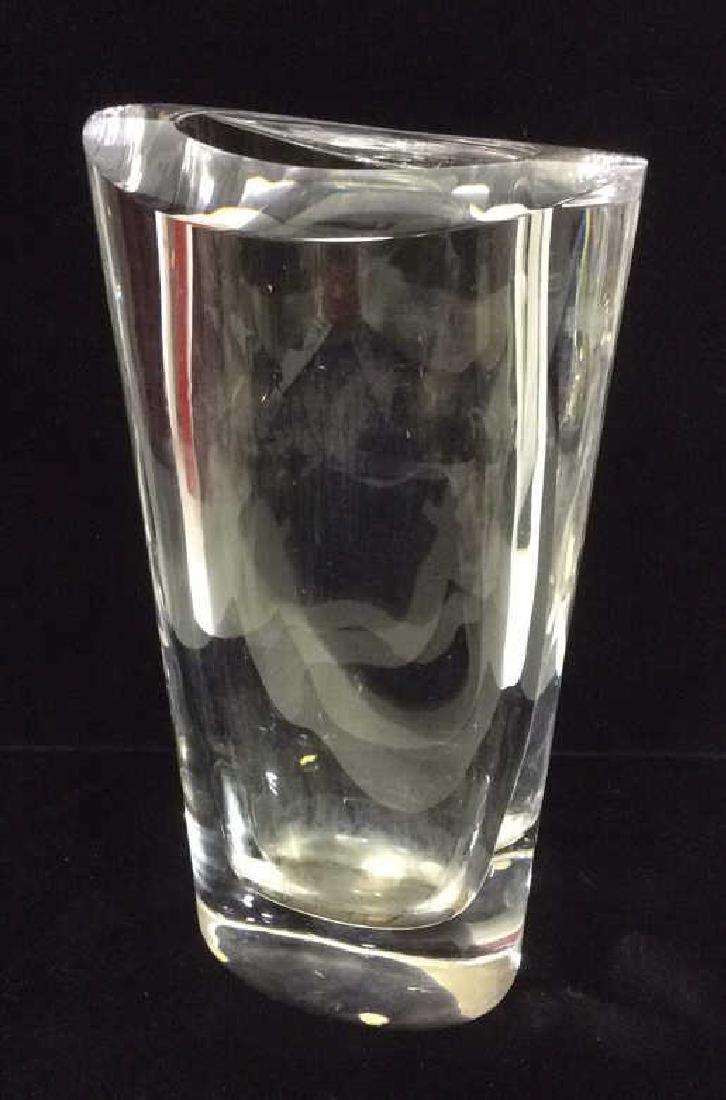 Mid Century ORREFORS Clear Glass Vase (1 of 8)