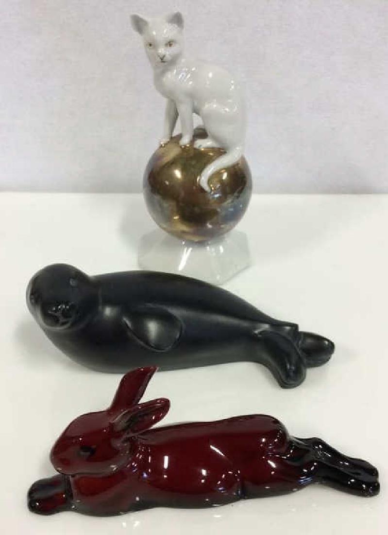 Lot 3 Animal Figural Statuettes (1 of 10)