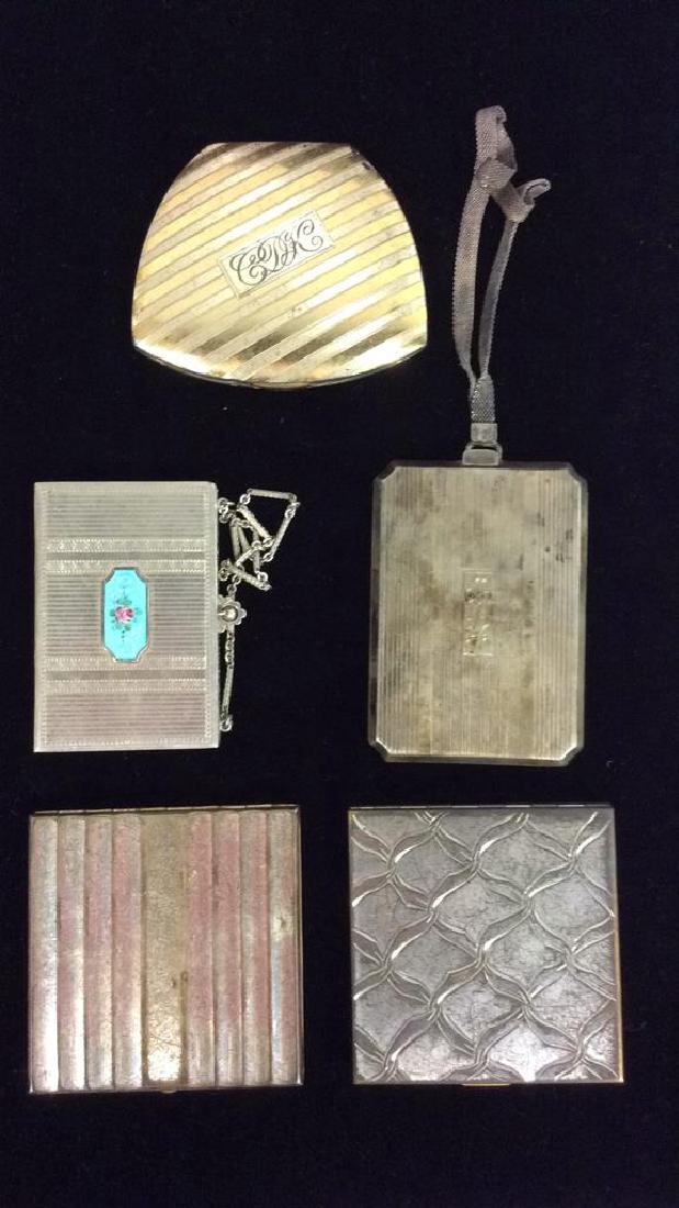 Lot 5 Vintage Compact Mirrors