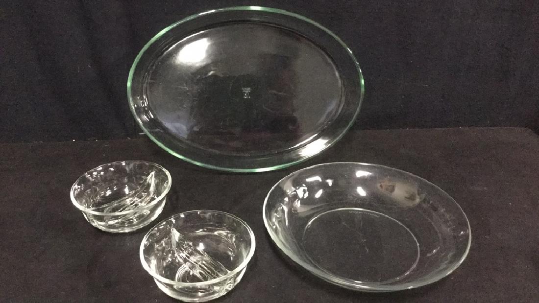 Lot 4 Glass Holiday Entertaining Serving Dishes (1 of 8)
