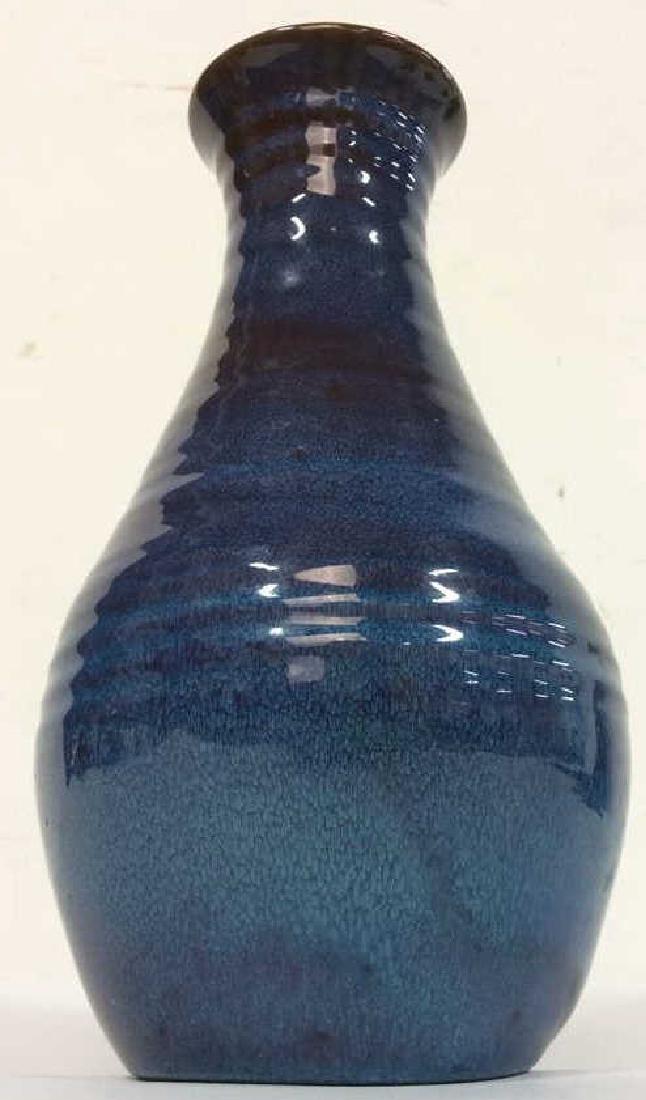 2Marked Signed Blue Toned Ceramic Vase (1 of 8)