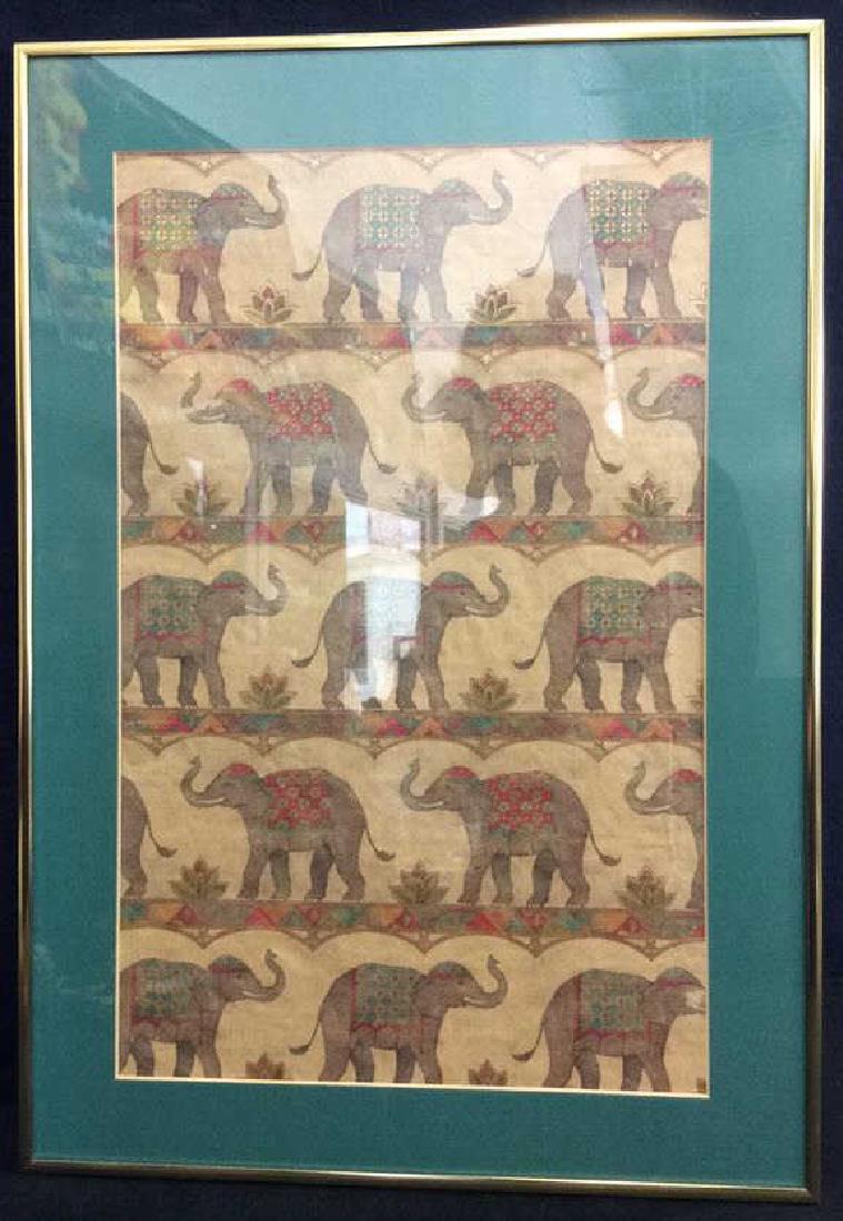 Framed Art Print Marching Indian Elephants (1 of 8)