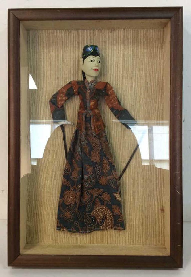 Framed Oriental Style Puppet in Shadowbox (1 of 8)