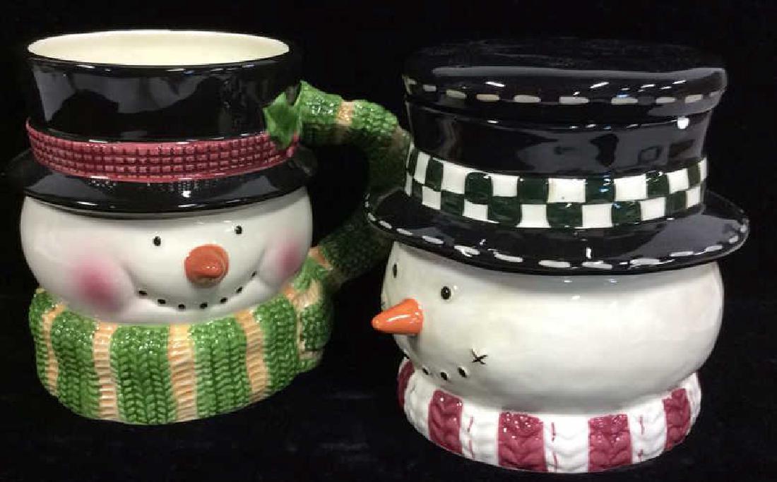 Lot 2 Snowman Mug and Jar (1 of 9)