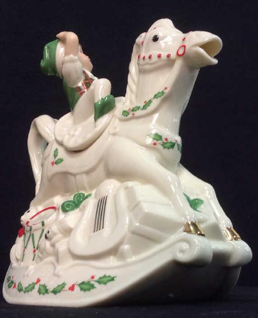 LENOX Holiday Rocking Horse Teapot w Box (1 of 6)
