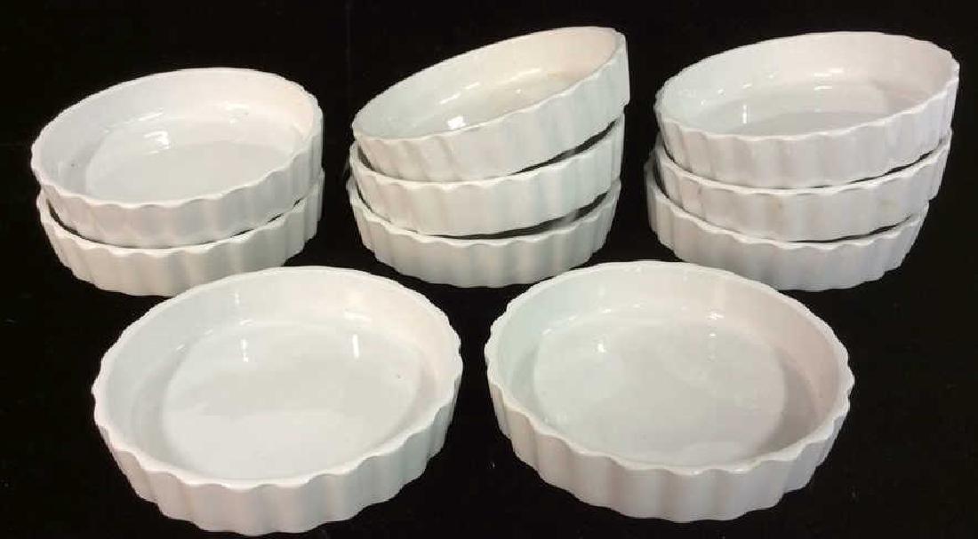 Set 10 White Porcelain Ramekin Dish Set (1 of 8)