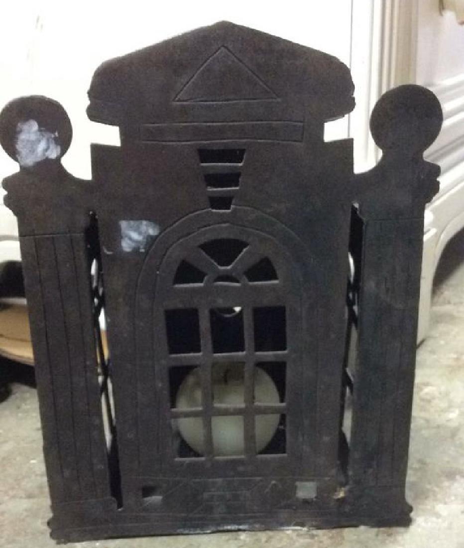 hand forged Metal Candle/ Bird House (1 of 7)