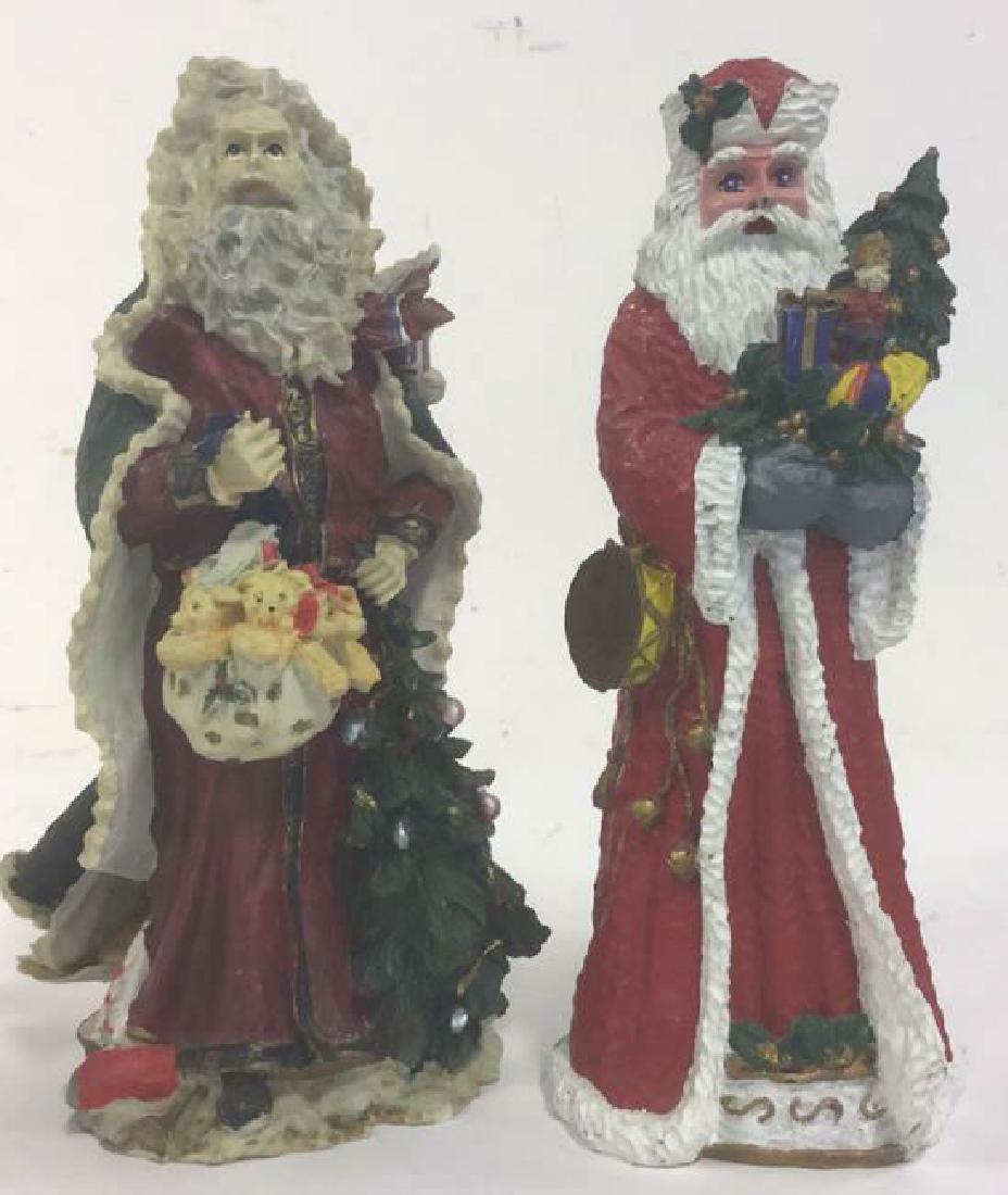 Lot 2 Hand Painted Santa Clause Figurals (1 of 9)