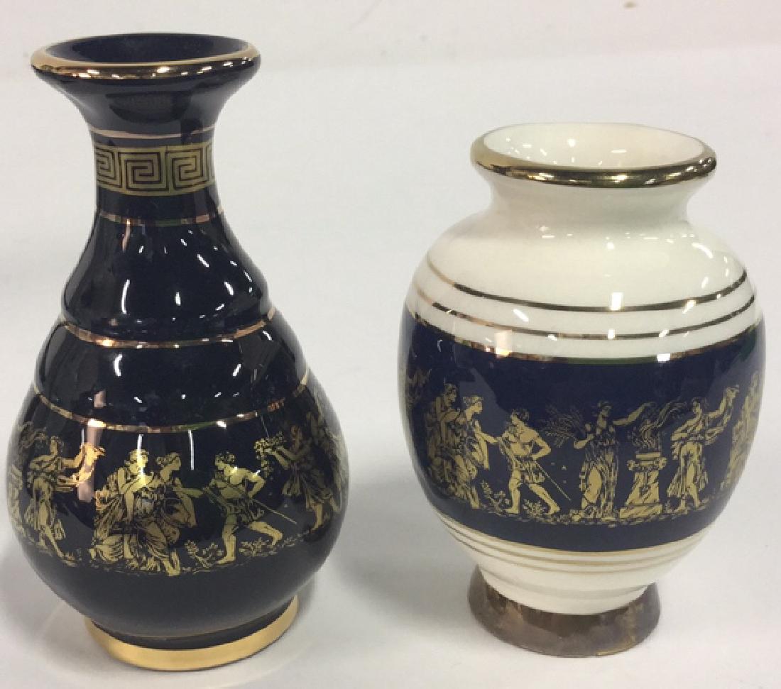 Lot 2 Hand Made Geek Ceramic Decorative Vases (1 of 10)