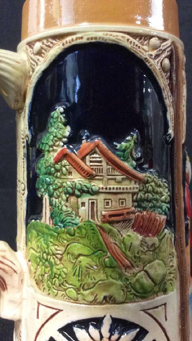 German Hand Painted Glazed Ceramic Mug (1 of 5)