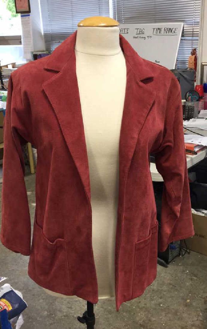 Vintage Suede Leather Womens Jacket (1 of 7)