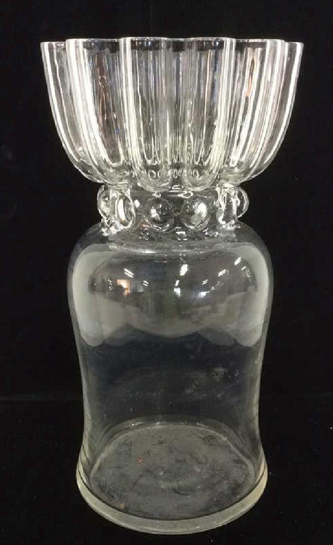 Fluted and Bead Design Crystal Vase (1 of 9)