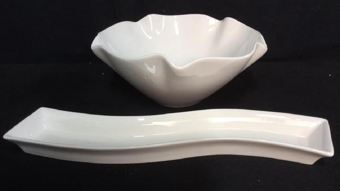 Lot 2 White Toned Tabletop Accessories (1 of 6)