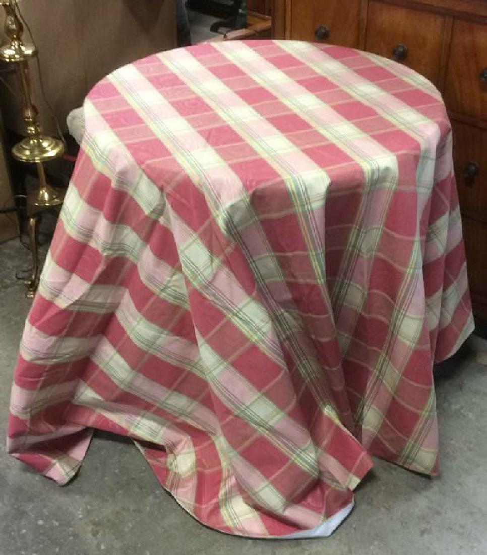 Fabric w Form Circular Skirted Table (1 of 10)