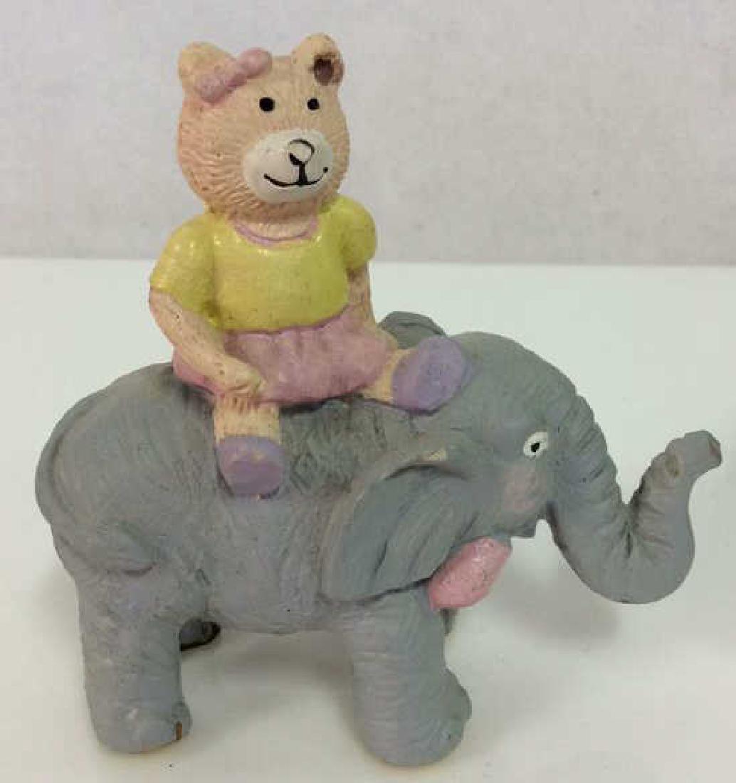 Bear W Elephant Whimsical Animal Figurine (1 of 9)