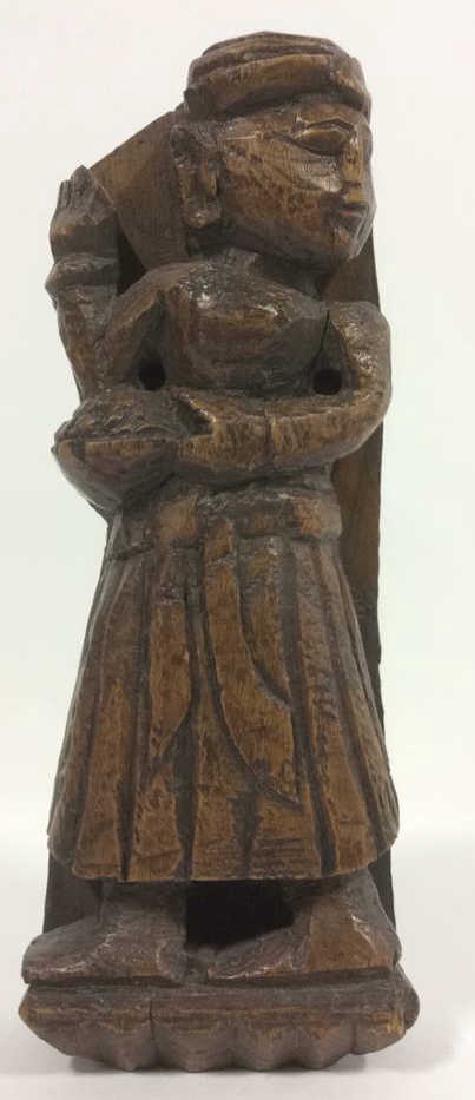Hand Carved Wooden Figural Sculpture (1 of 5)
